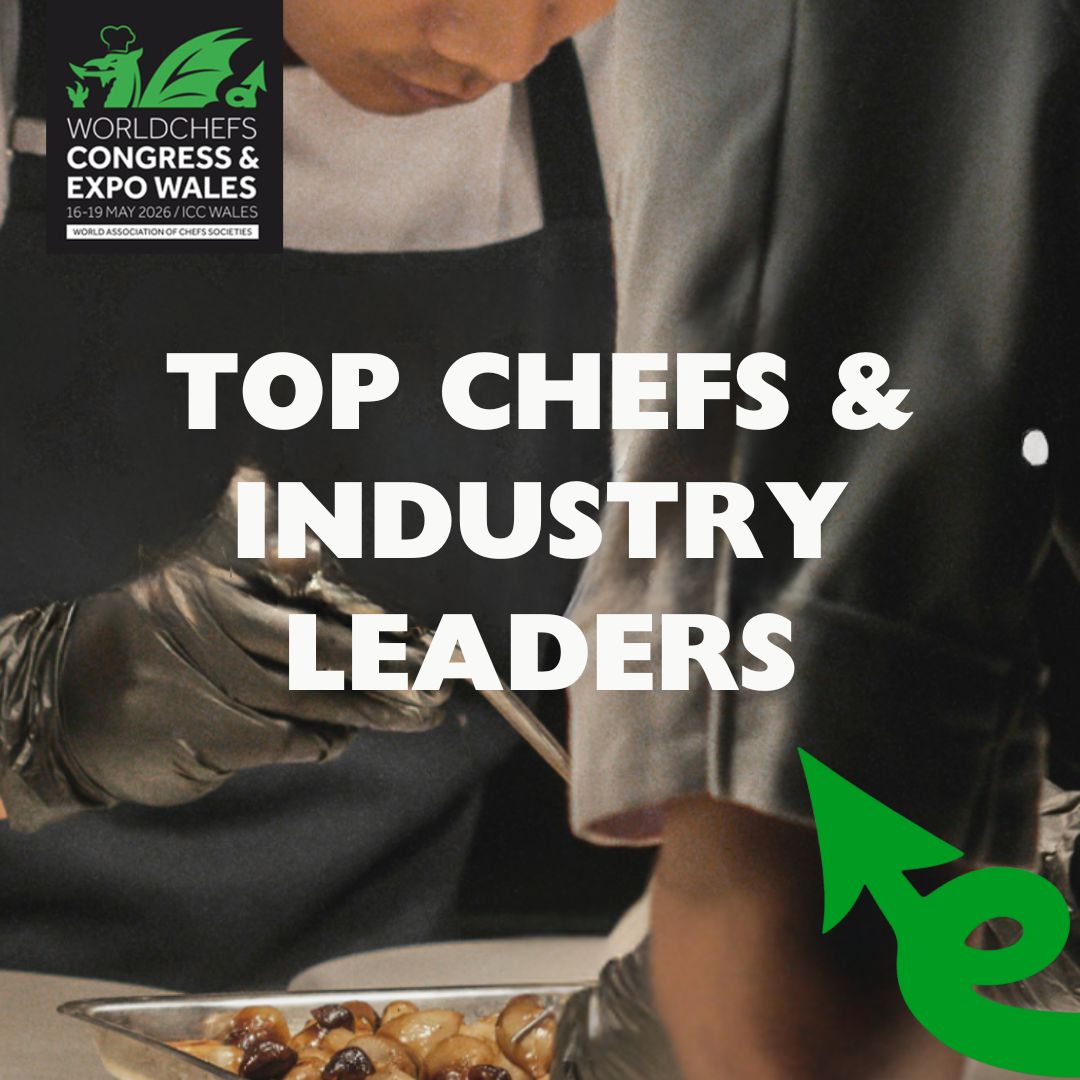 Ready to connect with chefs &amp; industry leaders? 🌏

At Worldchefs Congress 2026 in Wales, our exciting program will promote collaboration &amp; shape the future of food.

Don't miss out! 👉 worldchefscongress.org/register/

#ThisisWorldchefs #WorldchefsCongress #WorldchefsCongress2026