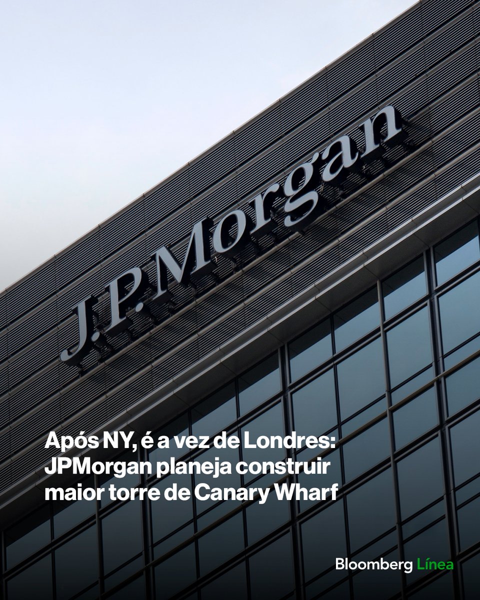 BloombergLineaB's tweet image. Após NY, é a vez de Londres: JPMorgan planeja construir maior torre de Canary Wharf. Saiba mais: bit.ly/48mTcVs

#financeiro #Londres #torre #escritório