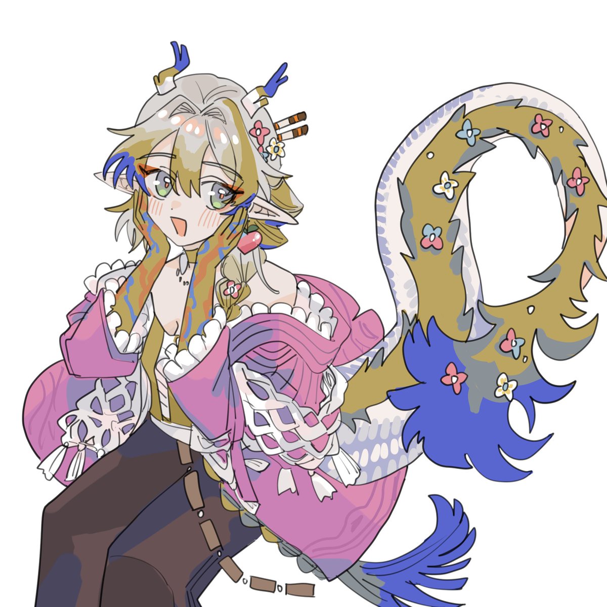 #アークナイツ版深夜の真剣お絵かき60分一本勝負
シュウちゃん大好きです