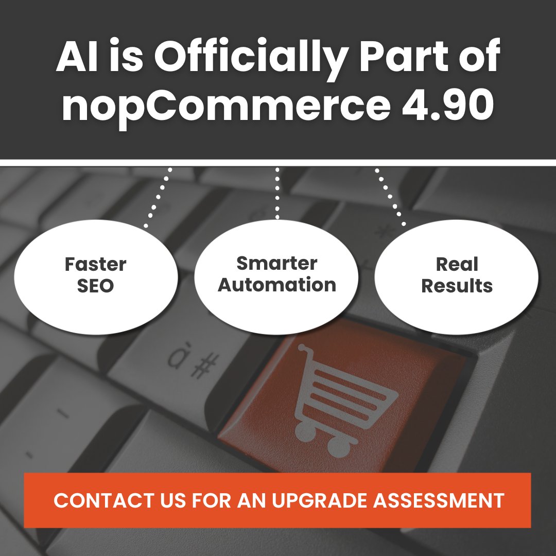 The new AI tools in nopCommerce 4.90 focus on the work that matters: better content, faster SEO, and less manual effort to get it all done.

Details here → foremostmedia.com/resources/blog…