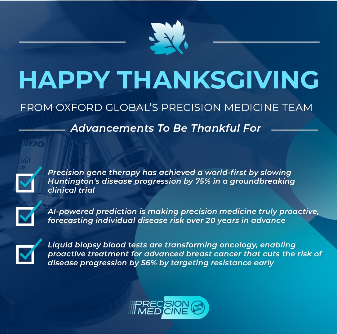 Precision Medicine by Oxford Global tweet media