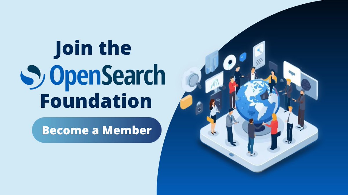 OpenSearchProj's tweet image. OpenSearch is growing fast — and so is the OpenSearch Foundation.
With companies like IBM joining, this is the perfect moment for more organizations to get involved.

If your company cares about open, scalable, community-driven search tech, consider becoming a member.
Let’s build…