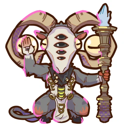 リブラ罪人シリーズ:リブラ本人! あまりにお尻がプリプリしてたからつい背面も描いたwなのでリブラだけ両面印刷するよww