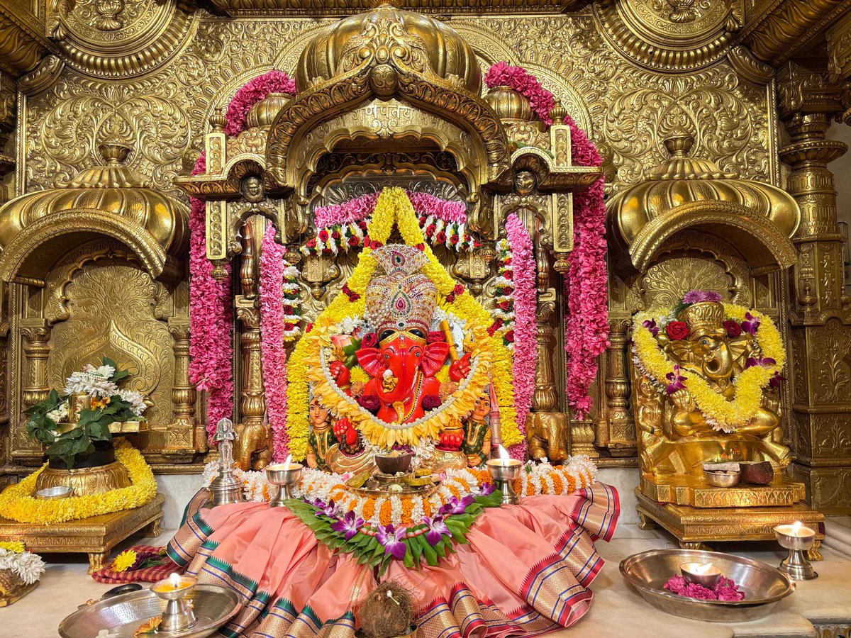 SVTMumbai's tweet image. 🙏 गणपती  बाप्पा मोरया 🌺मंगलमूर्ती मोरया 🙏२७/११/२०२५
🙏Ganapati Bappa Moraya 🌺 Mangalmurti Moraya  🙏27/11/2025