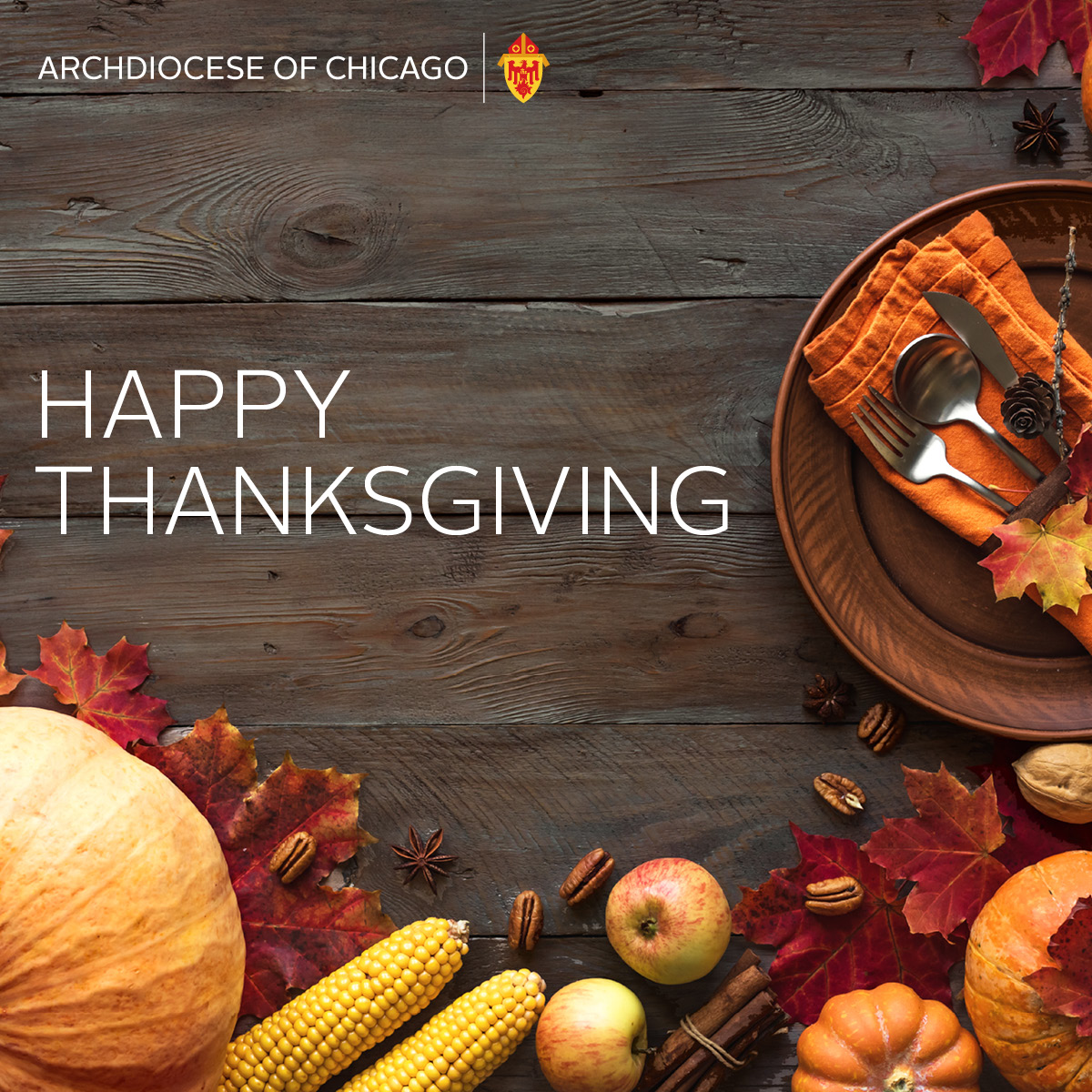 archchicago's tweet image. On this Thanksgiving, we thank God for His blessings and pray for those in need. May His peace and hope fill every home.