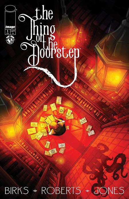 ComicCrusaders's tweet image. 🚪 NEW HORROR SERIES BASED UPON CLASSIC H.P. LOVECRAFT SPINE TINGLER THE THING ON THE DOORSTEP TO LAUNCH FEBRUARY 2026! @ImageComics #comics #comicbooks ow.ly/gzBV50XyBgj