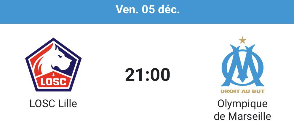 Lille vs OM
05/12 à 21h

Place en parcage OM

Mp si intéressé 

#TeamOM #LOSCOM