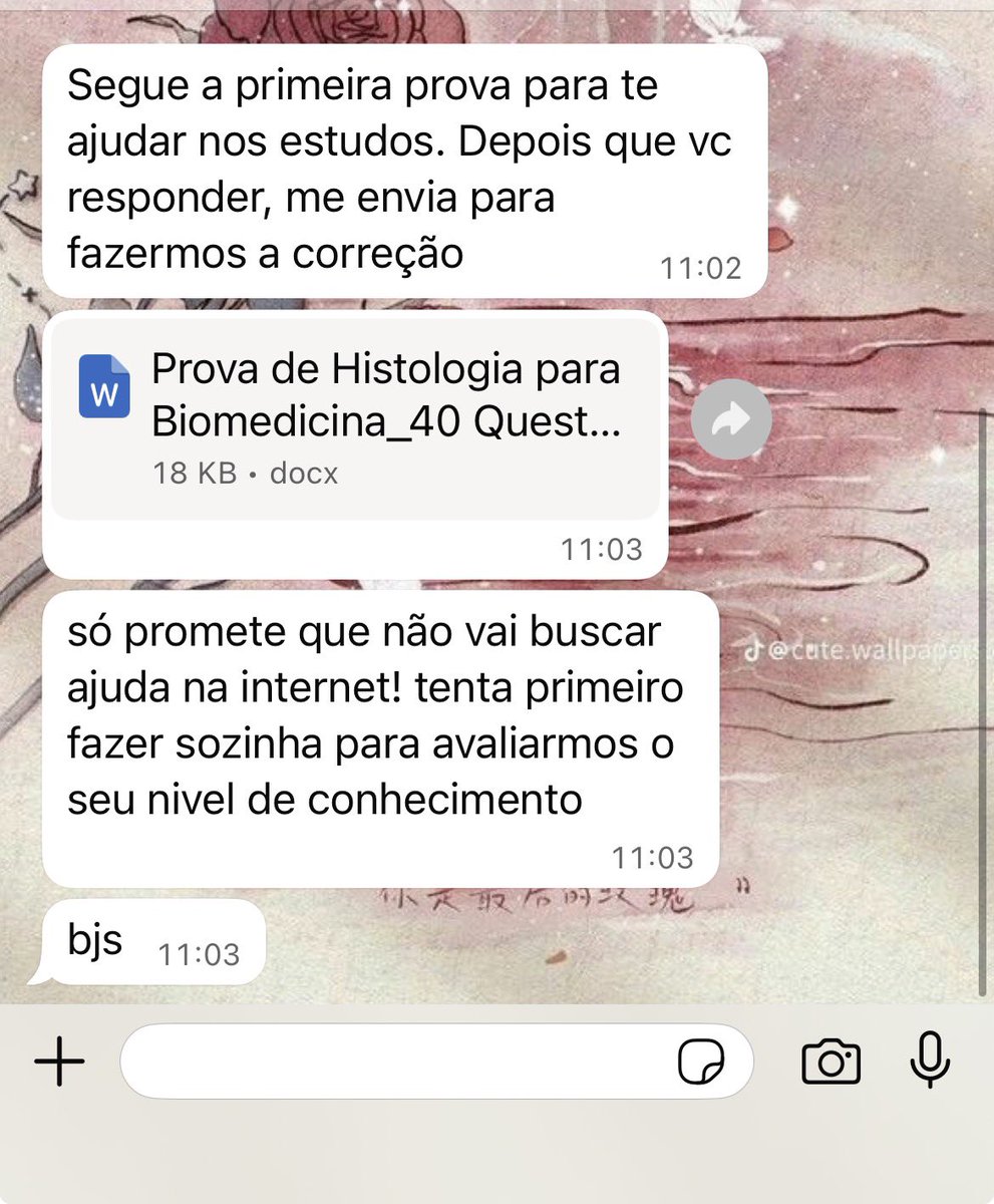 studysegalla's tweet image. AI VOU CHORAR

eu disse pro meu pai que tava com medo da prova pq queria ir bem e tals, ele pediu os nomes das matérias e me mandou isso, amo o meu pai vei