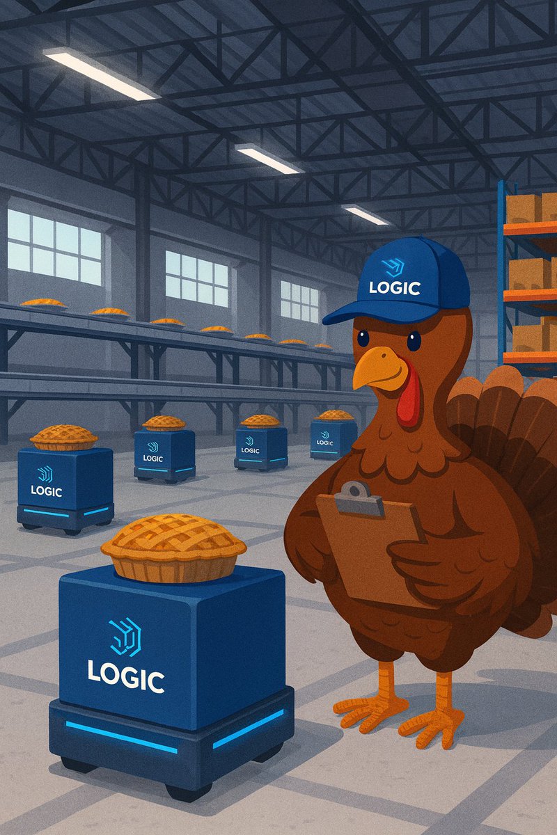 At Logic, we’re grateful for the partnerships that drive innovation every day. Thank you to our customers, investors, &amp; team members for trusting us to power the future of smart warehousing. Wishing you a safe and happy Thanksgiving filled with gratitude and good company.