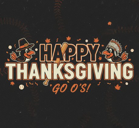 Happy Turkey Day #Birdland 
Try not to bring up any politics at the dinner table today.