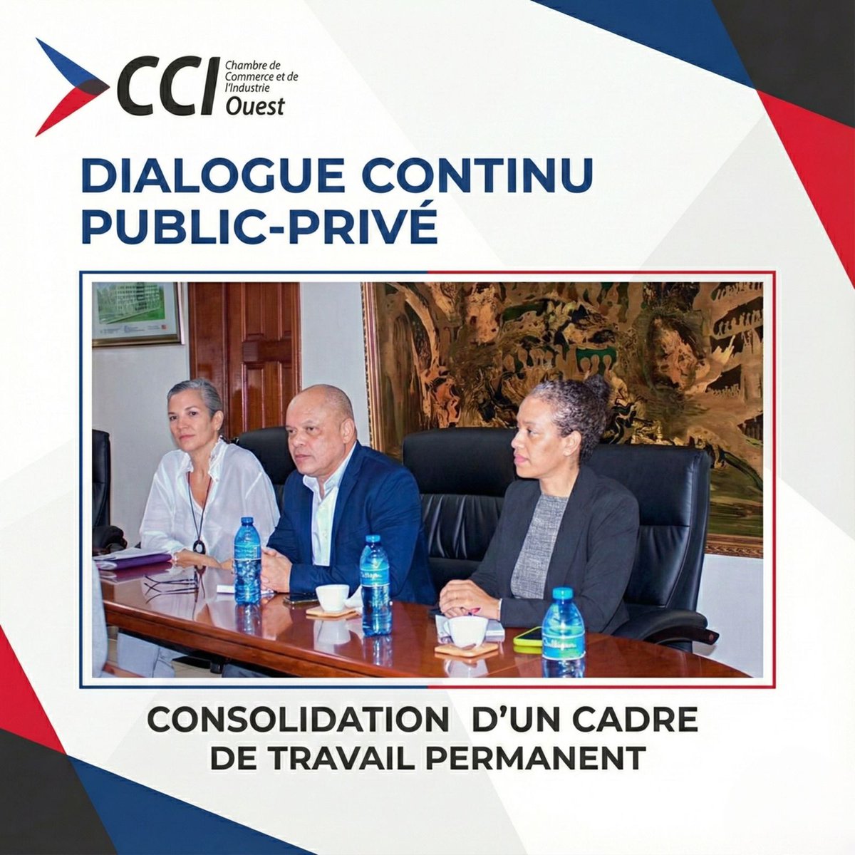 Consolidation de la collaboration CCIO-MEF #dialogueinstitutionnel