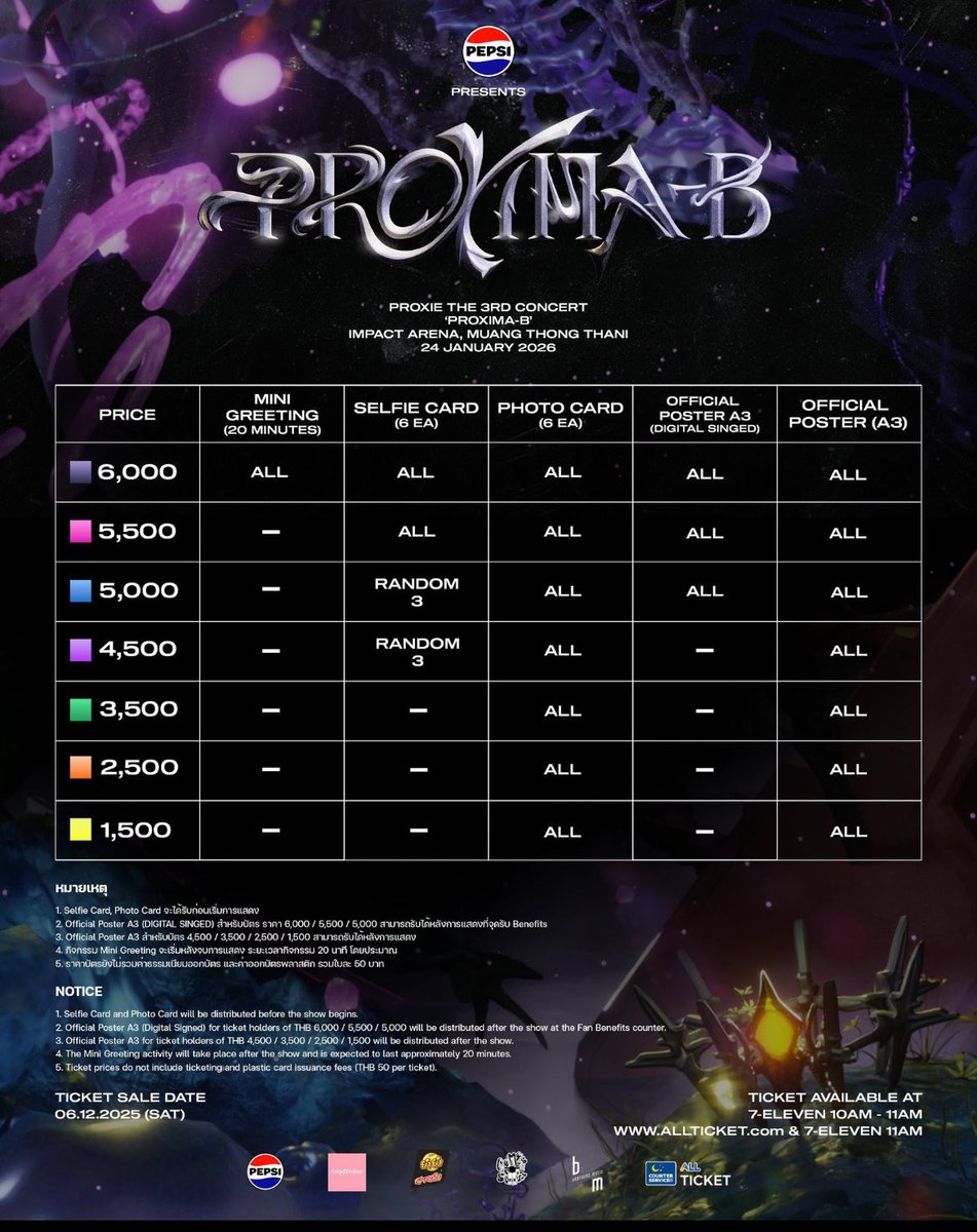 morborrtickets's tweet image. รับกดบัตรนะคะ🩷💜 
@morborrtickets 

✅คิวแรกกยังว่างนะคะ✅
📎ค่ากดเริ่มต้น 200-800 บาท
📎ร้านมีประสบการณ์ในการกดค่า
📎รับเเค่2ใบค้าบ
📎กดไม่ได้คืนเงิน100%

ลองดูประวัติด้านล่างก่อนได้คับ👇🏻😻
#PROXIE_The3rdConcert
#PROXIEth
#bROTHERSMUSIC