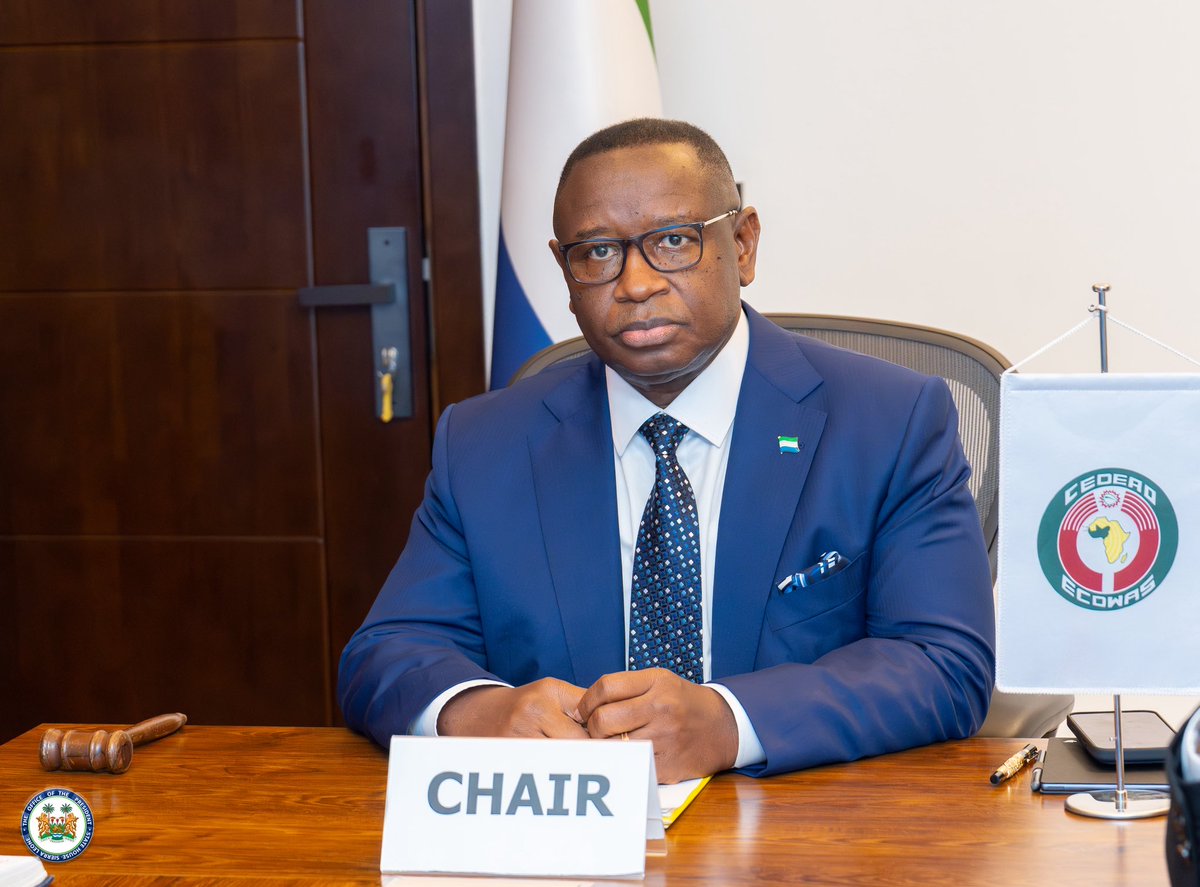 Julius Maada Bio tweet media
