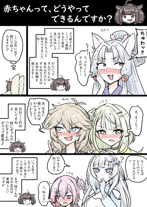 質問するきりたん漫画(2p)若干コッショリかも 