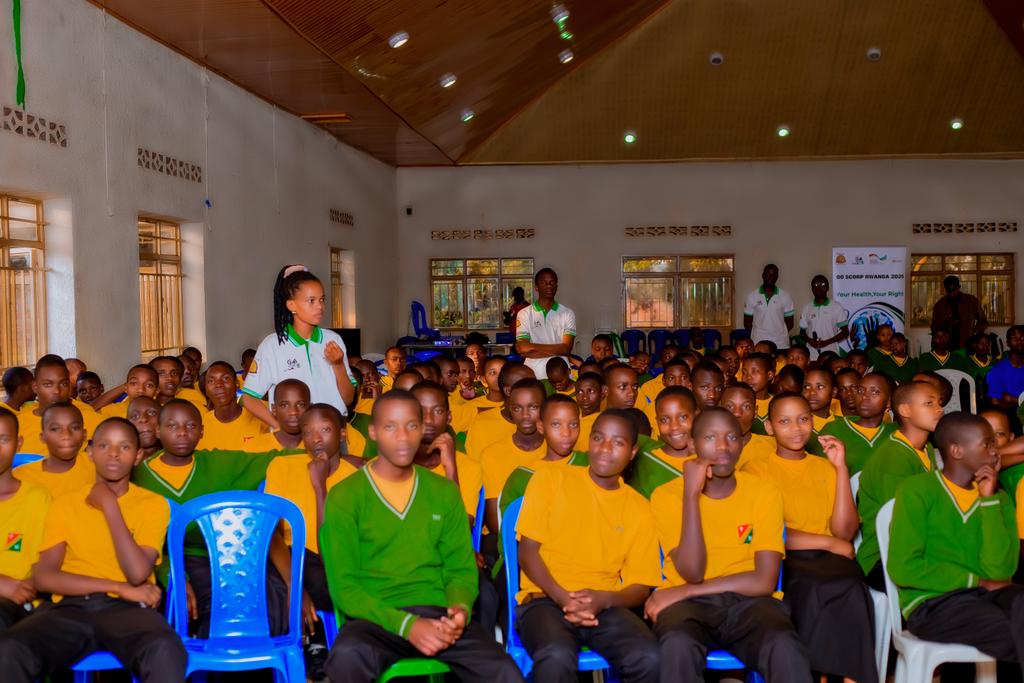 Your Health, Your Right campaign continued yesterday at HVP Gatagara! Students were empowered with knowledge on GBV, its impact on mental health, how to report it, and the importance of breaking the silence. Together, we say NO to GBV. 💜
<a href="/harerimana_tito/">Tito Hare</a>
#YourHealthYourRight