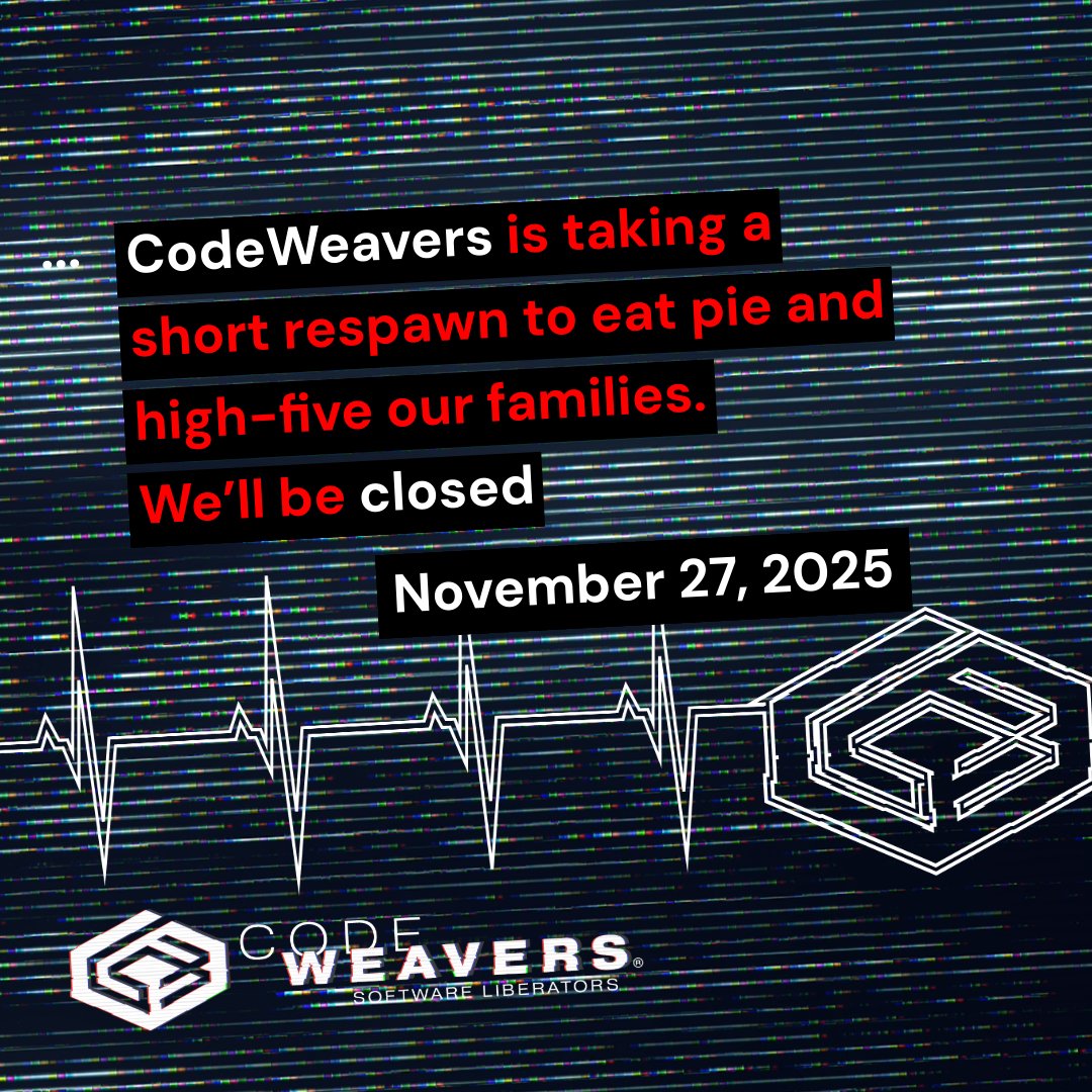 CodeWeavers's tweet image. It&apos;s Thanksgiving, friends! But don’t let the quiet fool you. Something forbidden is creeping closer. bit.ly/480kC4C
