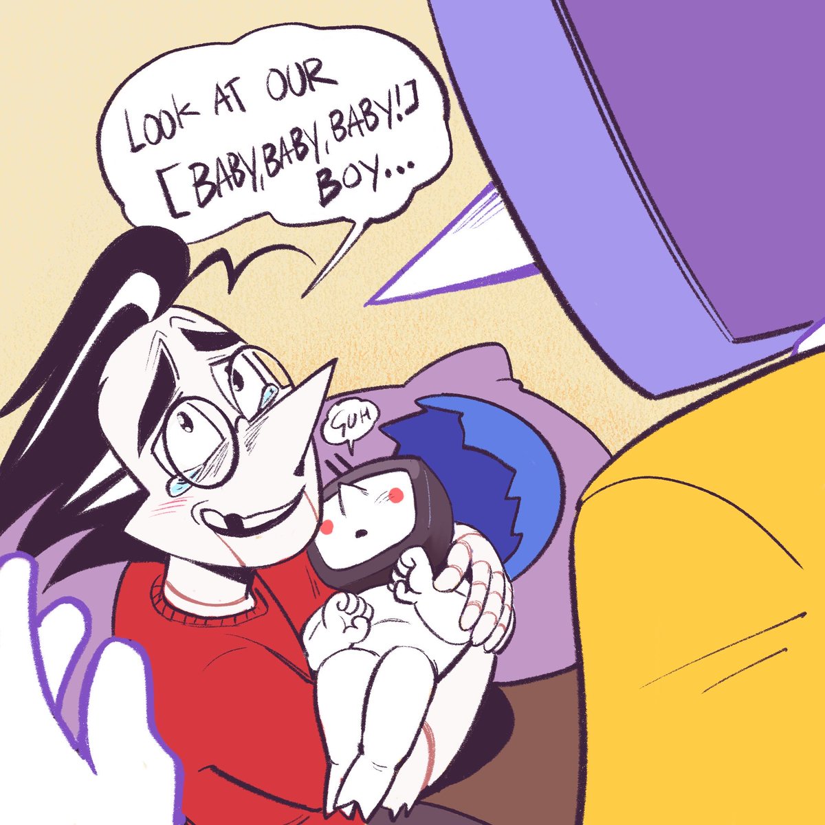 OwlGams's tweet image. Recovery Spam and Tenna welcome Pipis Baby #2, Percy 📺🩷🖤