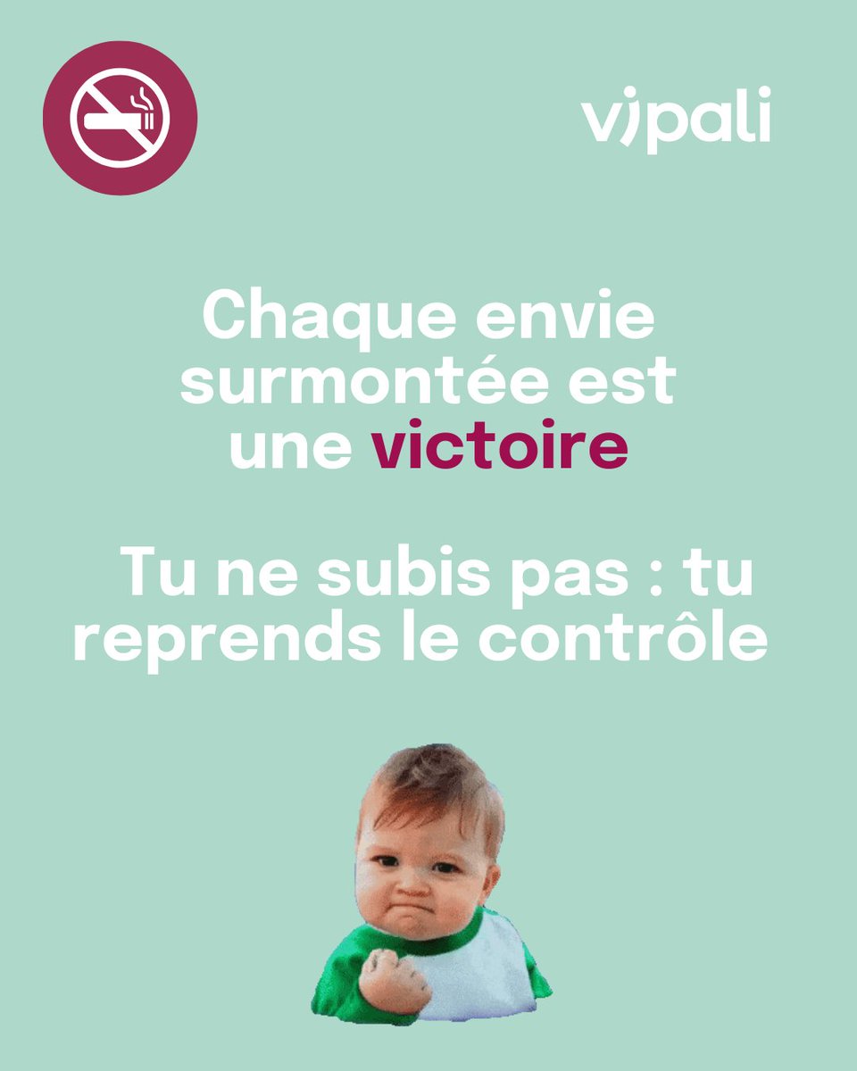 Vipali_prev's tweet image. Envie d’une cigarette ?
La nicotine disparaît en quelques heures, et ton cerveau active automatiquement le mode “j’en veux une autre” 🚬
Mais avec les bonnes astuces (patchs, gommes, eau 💧), tu peux surfer sur l’envie 🌊
#StopTabac #Addictions #ZeroPression #Changer #Vipali