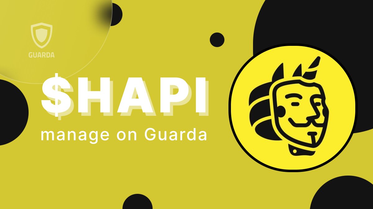 GuardaWallet's tweet image. A reliable home for your $HAPI 🛡

@GuardaWallet gives your @i_am_hapi_one a stable, private environment built around self-custody and everyday convenience.

✨ Manage #HAPI the way you prefer 🔗 jgdqf.app.link/hapi-wallet