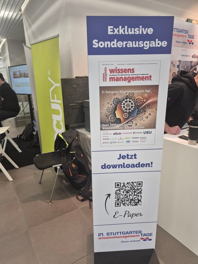 TextCortex's tweet image. 🎉 𝗧𝗵𝗮𝘁'𝘀 𝗮 𝘄𝗿𝗮𝗽 𝗼𝗻 𝗦𝘁𝘂𝘁𝘁𝗴𝗮𝗿𝘁 𝗞𝗻𝗼𝘄𝗹𝗲𝗱𝗴𝗲 𝗠𝗮𝗻𝗮𝗴𝗲𝗺𝗲𝗻𝘁 𝗗𝗮𝘆𝘀!

Thank you to everyone who stopped by our stand.

Massive appreciation to Chuck and Marie for representing us so well and conducting meaningful conversations! 👏