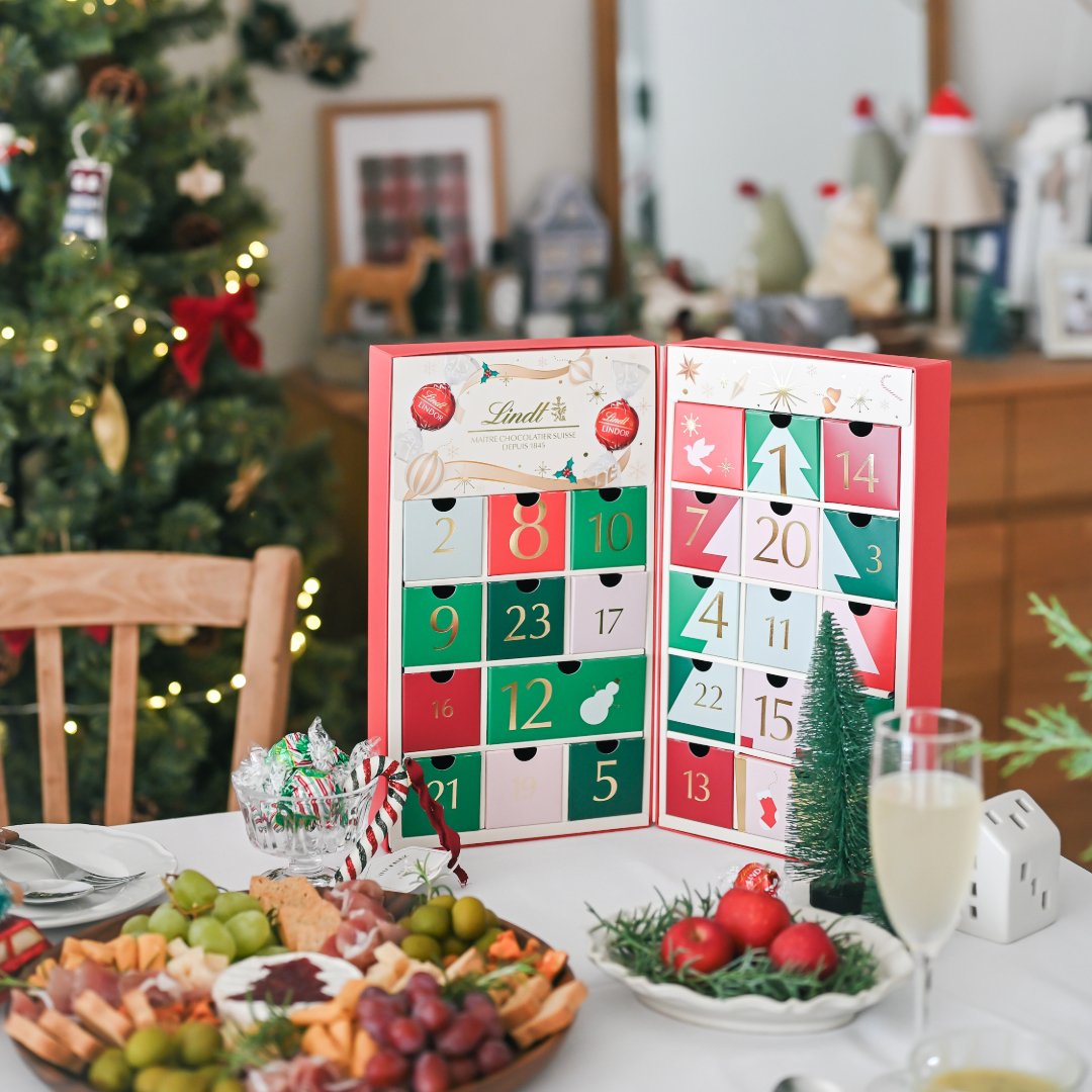 毎日が愛おしくなる リンツのアドベントカレンダー✨ ＼ 完成版のご