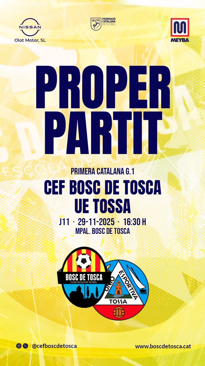 📌 Volem tornar a guanyar. Dissabte et necessitem a Bosc de Tosca

💛 Pas a pas, amb tu

#1Cat1 #BDTTossa