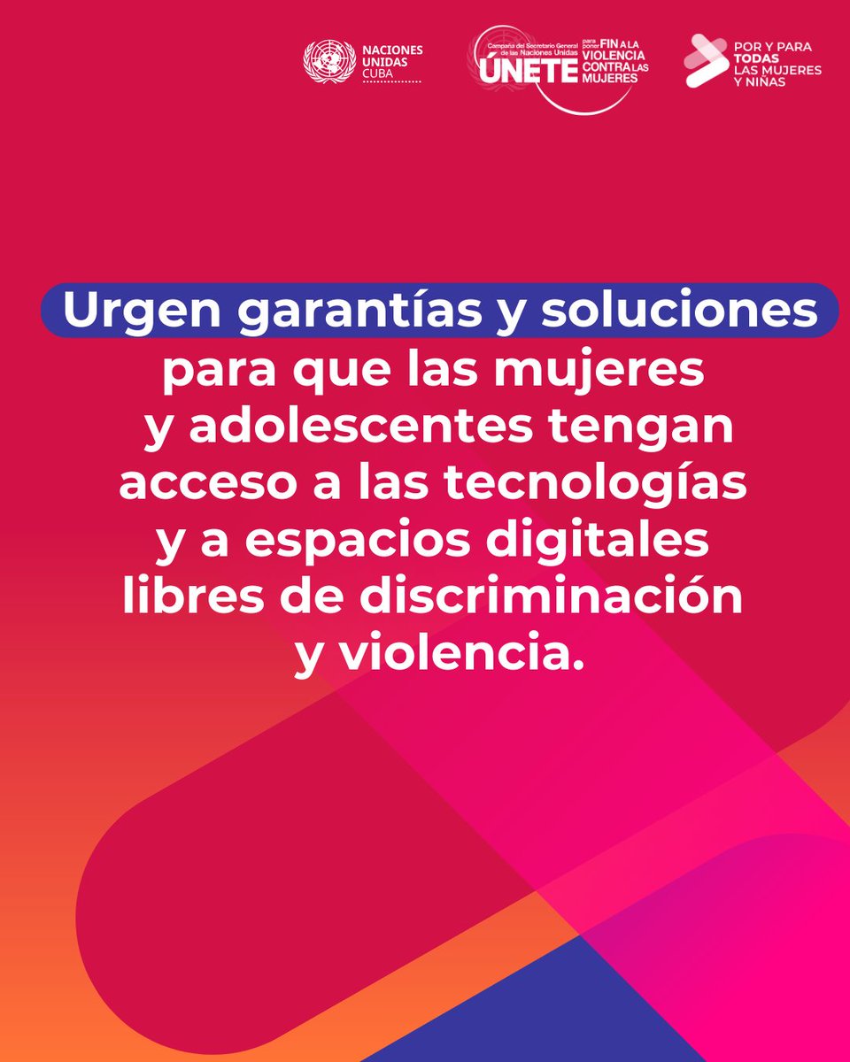 💪Día 3

🧡💜Detrás de cifras de violencia digital de género hay vidas reales.

📌La mayoría de las niñas sufren su primer acoso en línea en los 14-16 años.
📌47% recibe amenazas de violencia física o sexual.

‼️Únete a nuestra campaña por los #16DíasDeActivismo.