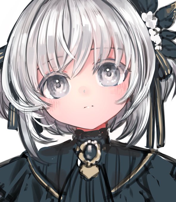 ろり(製作中のゲームの主人公のリデザイン案ラフ) 