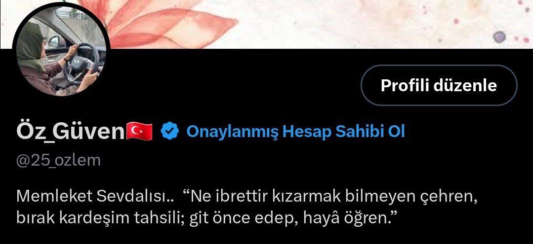 Az önce fark ettim de.. Yıllardır profilimde yazan Mehmet Akif Ersoy sözü, benim Mehmet Akif sevdam ve şu an KAYÜ Mehmet Akif Ersoy kütüphanesinde çalışıyor olmamın bir bağlantısı olabilir mi🤔  Varsa inanılmaz yoksa muhteşem bir tevafuk.. "Ol der ve olur!" Amenna..