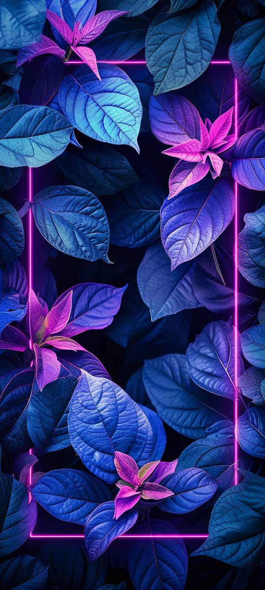 Papers_app's tweet image. Tropical Neon Wallpaper