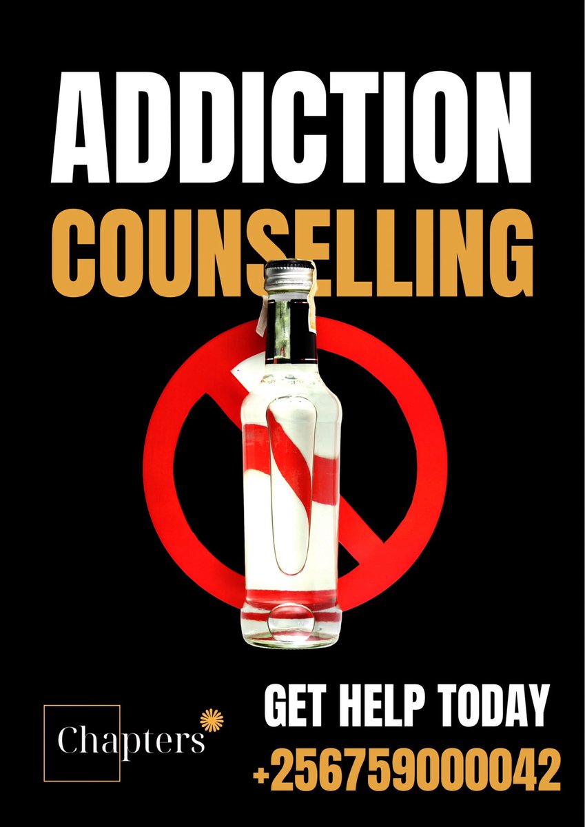 chaptersuganda's tweet image. Recovery begins with support. Our confidential counseling is here for you!

Call/Whatsapp : +256 759000042 / +256 771400517

#TrendingNow #AddictionSupport #MentalHealth #Uganda #chaptersuganda