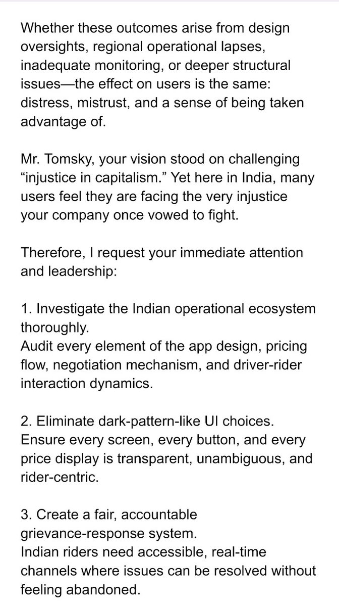 ghoshk52's tweet image. @ArsenTomsky @inDrive 
The era of the blind algorithm should end now. We demand transparency. ⚖️
#InDrive #InDrive_India #DarkPattern