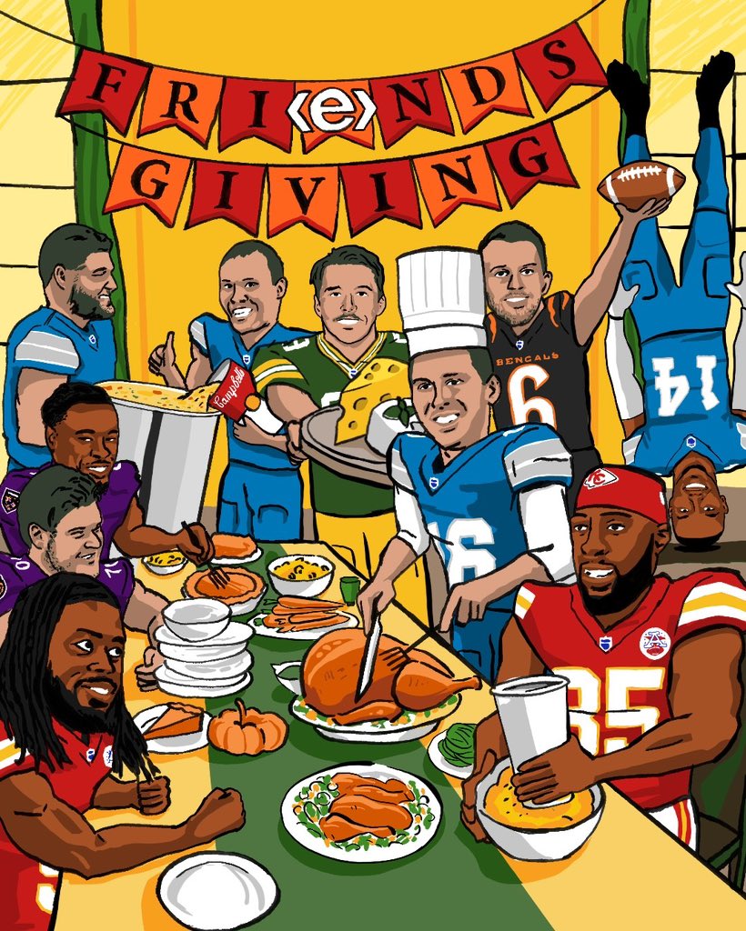 excelfootball's tweet image. Let&apos;s eat 🍽️ 

Happy Thanksgiving from your &amp;lt;e&amp;gt; Football family! #exceling