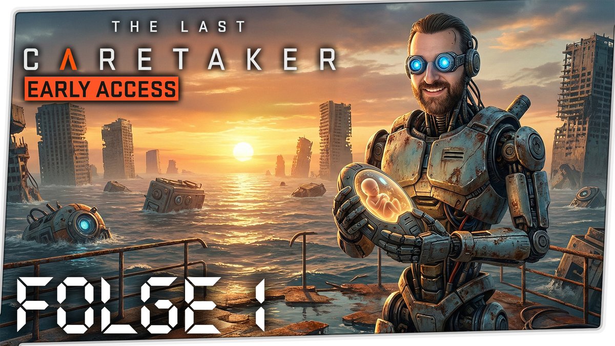 Die Erde ist überflutet und wir sind die letzte Hoffnung! 🌊🤖 In "The Last Caretaker" müssen wir als KI die Überreste der Menschheit beschützen und eine neue Zukunft bauen. 
Schaut rein: youtu.be/iUGXASGX5xA
#TheLastCaretaker #Survival #LetsPlay #DrProof