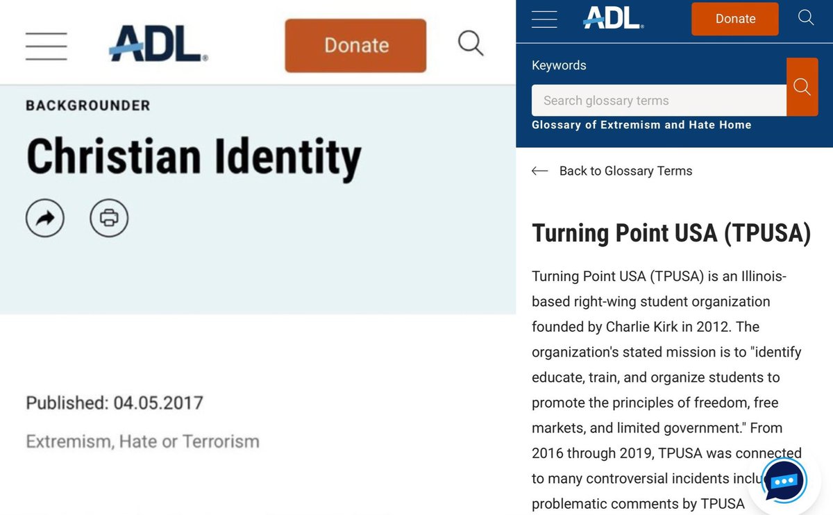 The ADL took down their “Glossary of Extremism and Hate” last month after facing pressure for listing Turning Point and Christian Identity. Apparently, “America First” was in there too.

Being Christian and putting Americans first is not anti-Semitic. I will die on this hill.