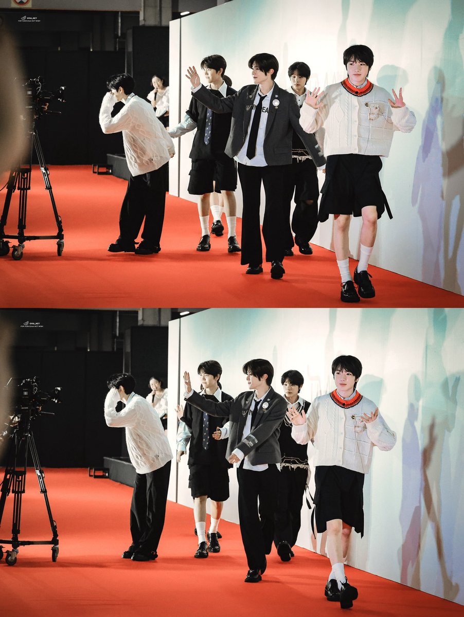 yu__0405___'s tweet image. 이거 진짜 우시 귀여운거 아는사람
레드카펫 지나가고 잇는데 
우시 혼자 카메라 앞에가서 애교부린거ㅜㅜ