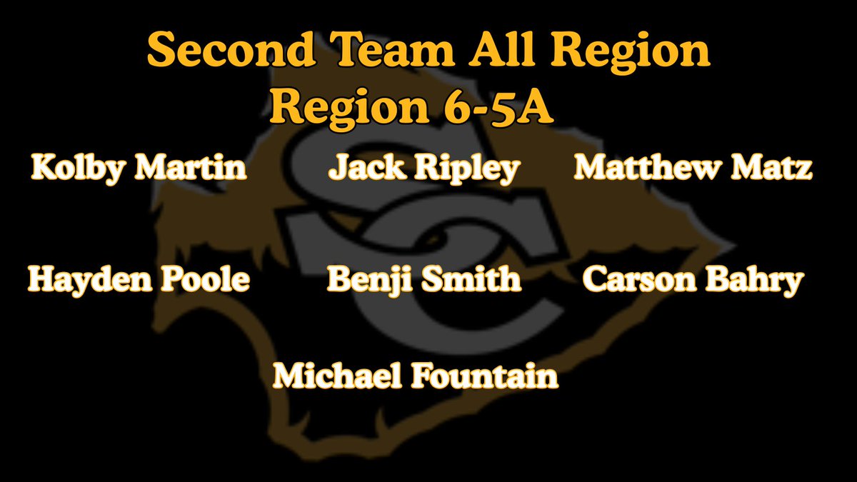 SequoyahChiefs's tweet image. Congratulations to our Second Team and Honorable Mention All-Region selections!