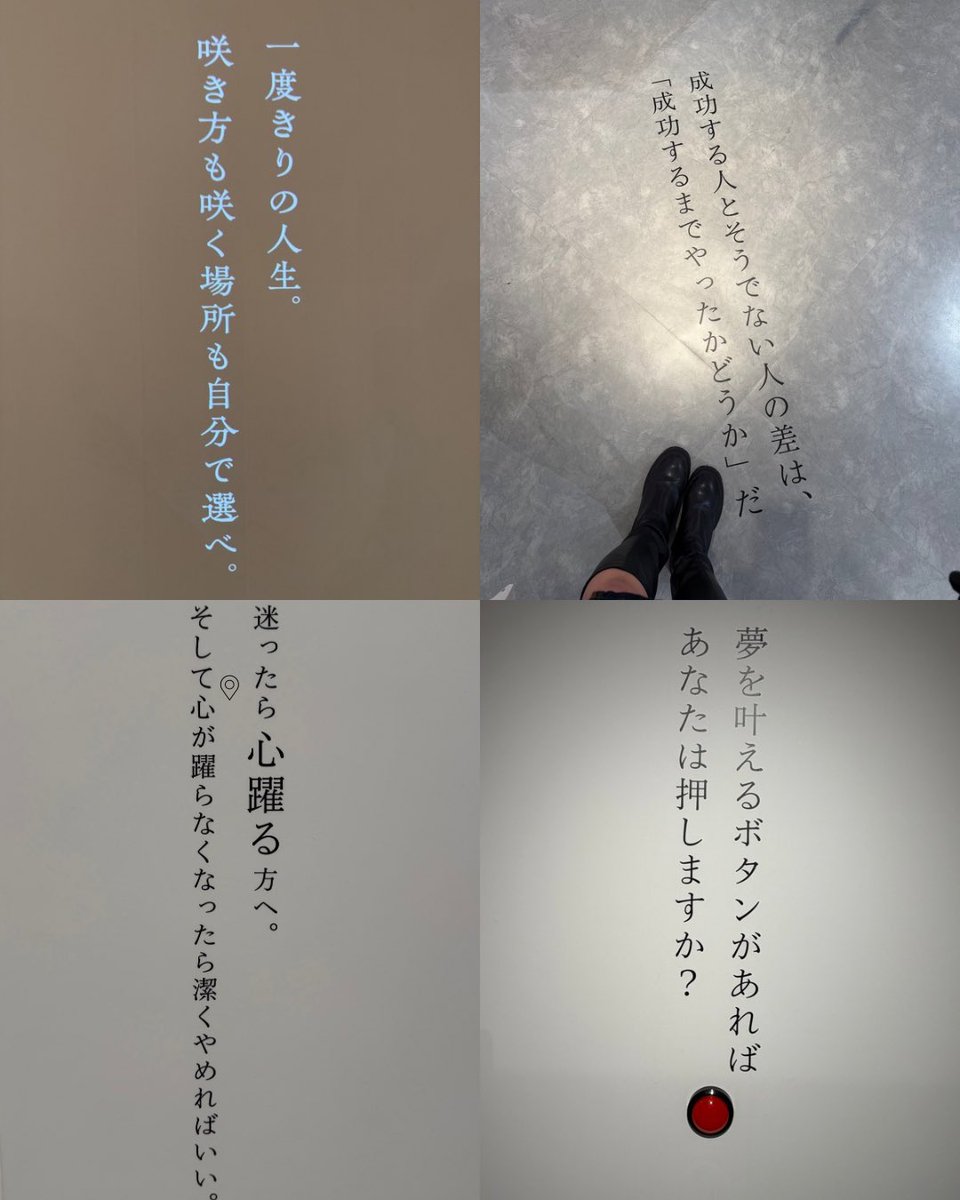 sycom8ii's tweet photo. 今日は命の燃やし方展へ❤️‍🔥❤️‍🔥❤️‍🔥
やまとくんの言葉一つ一つがすごく心に刺さる。
言葉一つで色々考え方が変わるし、前向きになれる❤️‍🔥
もっともっと頑張ろう！と背中を押してもらえる☺️

#命の燃やし方 #命の燃やし方展 https://t.co/0xv2SLvE2E