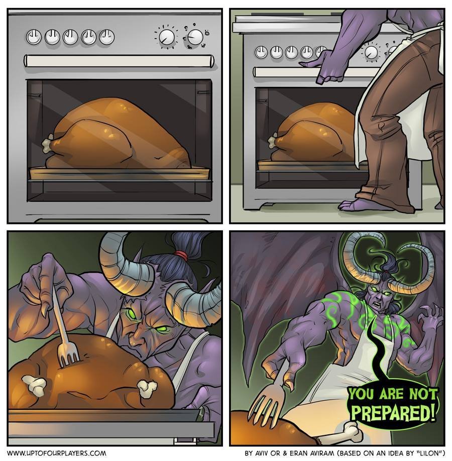 The only time of year to be thankful for Illidan's cooking!
by <a href="/Upto4Players/">Up to Four Players</a> 🦃🔥
#worldofwarcraft #Thanksgiving
