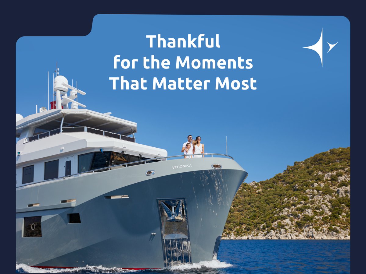 Grateful for the seas we cross, the yachts we build, and the people who inspire us every day.  Happy Thanksgiving from Bering Yachts!

#BeringYachts #BeringSuperyachts #ExplorerYacht #SuperyachtLife #YachtBuilders #ShipyardLife #OceanExploration #YachtDesign #Thanksgiving2025