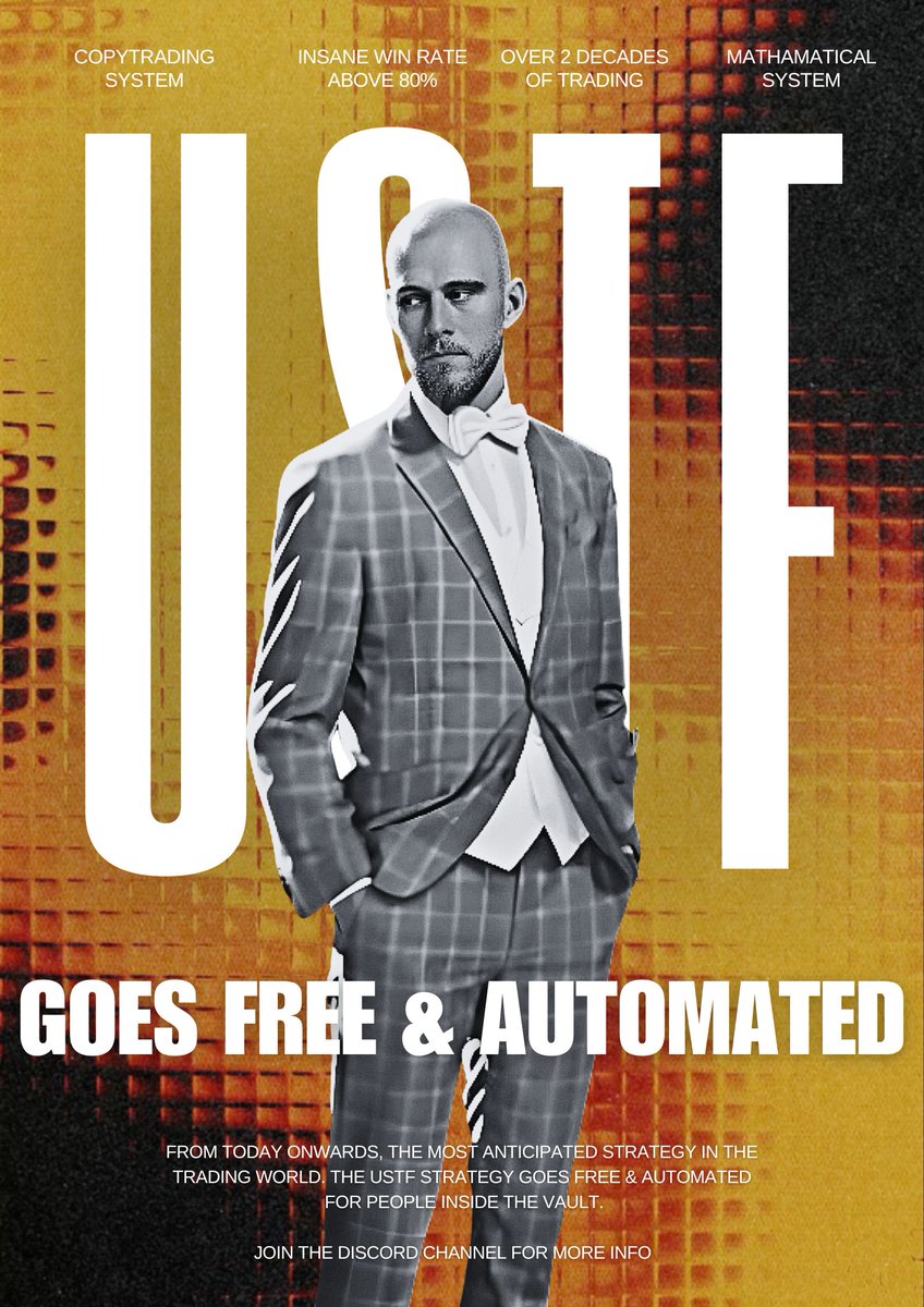 THE USTF SIGNALS GOES FREE &amp; AUTOMATED

FIRST 100 SPOTS ONLY

Just deposit your capital and watch it grow over time, with over 80% WIN-RATE and years of trading the system.

JOIN THE DISCORD NOW &amp; BOOK YOUR SPOT
