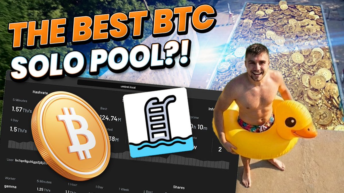 Upgrading My Bitcoin Mining Pool - Bassin the BEST Solo Mining BTC Pool youtu.be/dt7dLUqI53k