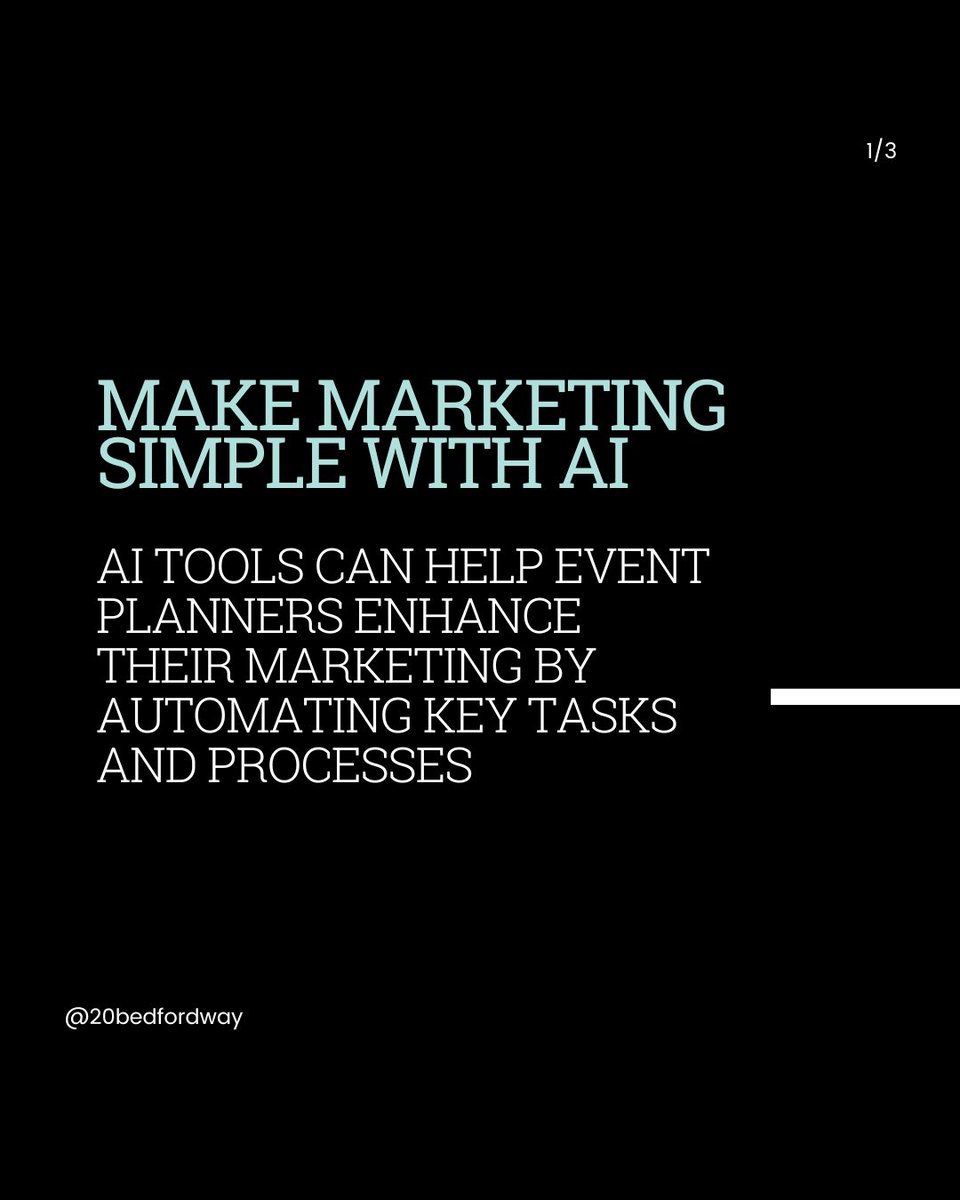 20BedfordWay's tweet image. AI is transforming how events are planned, promoted and experienced 🤖

Our blog explores how organisers can harness AI tools without sacrificing what makes in-person events so powerful...

Read the full blog here 👉  bit.ly/3WozTph

#AIinEvents #EventTech #LondonEvents