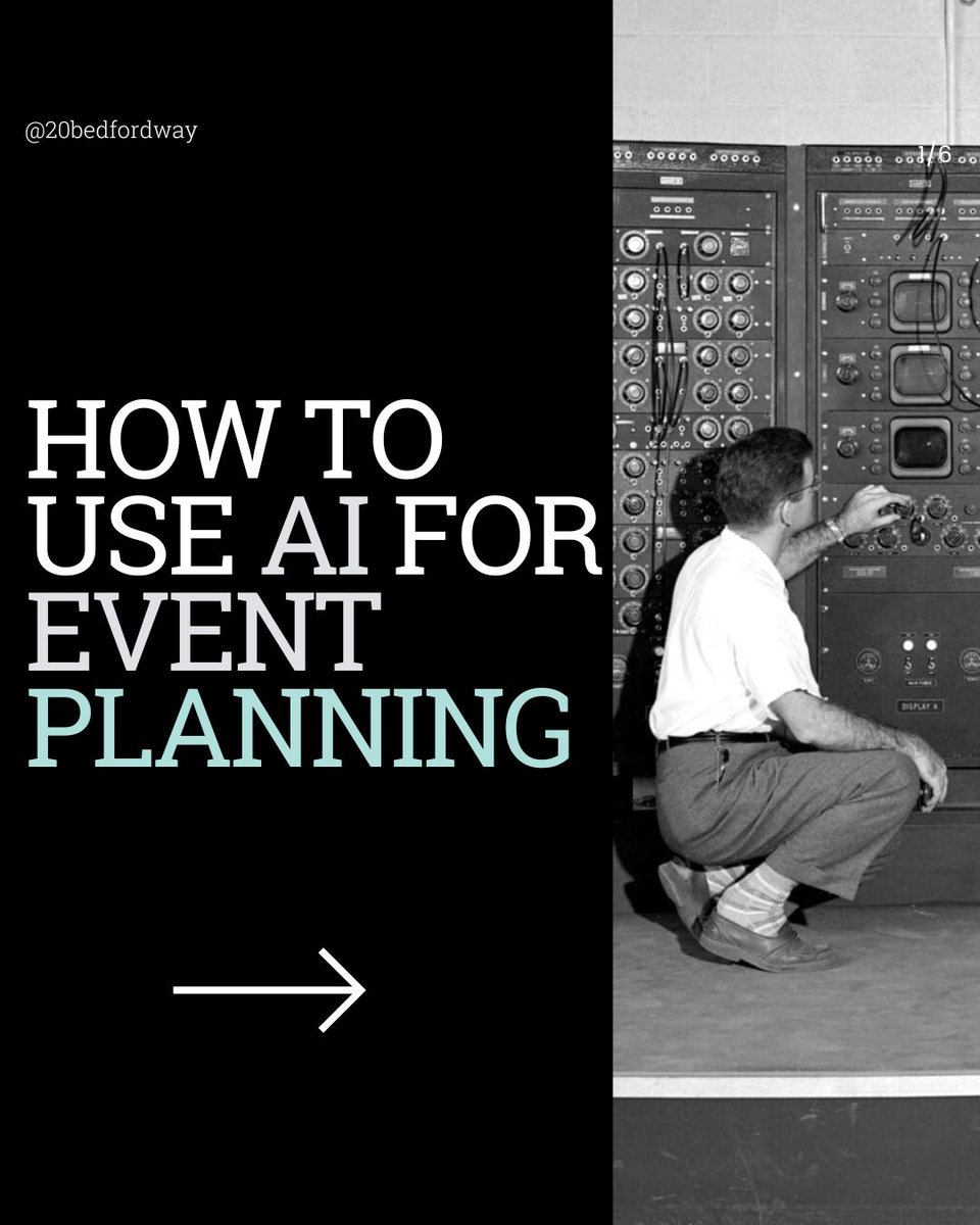 20BedfordWay's tweet image. AI is transforming how events are planned, promoted and experienced 🤖

Our blog explores how organisers can harness AI tools without sacrificing what makes in-person events so powerful...

Read the full blog here 👉  bit.ly/3WozTph

#AIinEvents #EventTech #LondonEvents