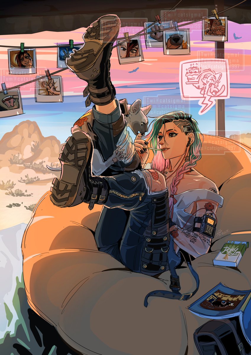 CyberpunkGame's tweet image. Judy Álvarez, the heart behind the headset. Her BDs are second to none — so let’s make her BDay just as nova. 🎉

You know what to do, chooms! Flood the comments with love for Night City’s preeminent virtu-oso and make it loud!

Happy Birthday, Judy! 🎂

Fanart by: @Catsigma1