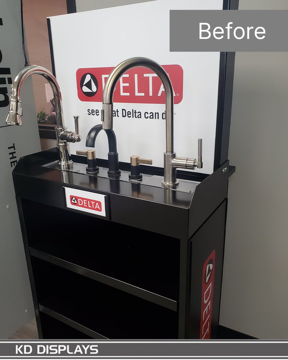 KDdisplays's tweet image. Behind every polished in-store display is a journey of design, engineering, and execution. What begins as a structure in a warehouse becomes a fully realized customer experience on the sales floor.

#BrandExperience #KDDisplays #StoreDesign #BeforeAndAfter #ConceptToReality