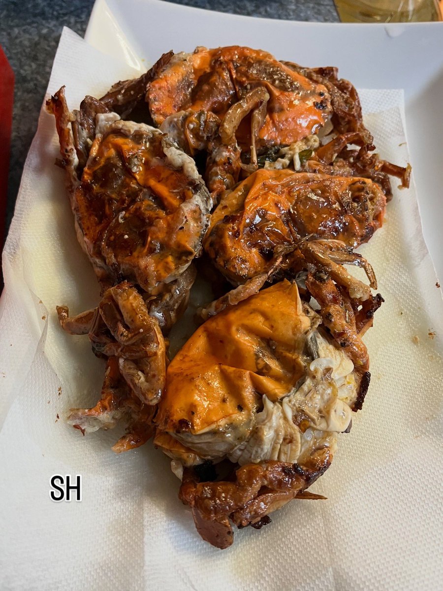 Agent99c's tweet image. Soft shell crab 🦀 #lunch #softshellcrab #eatwell