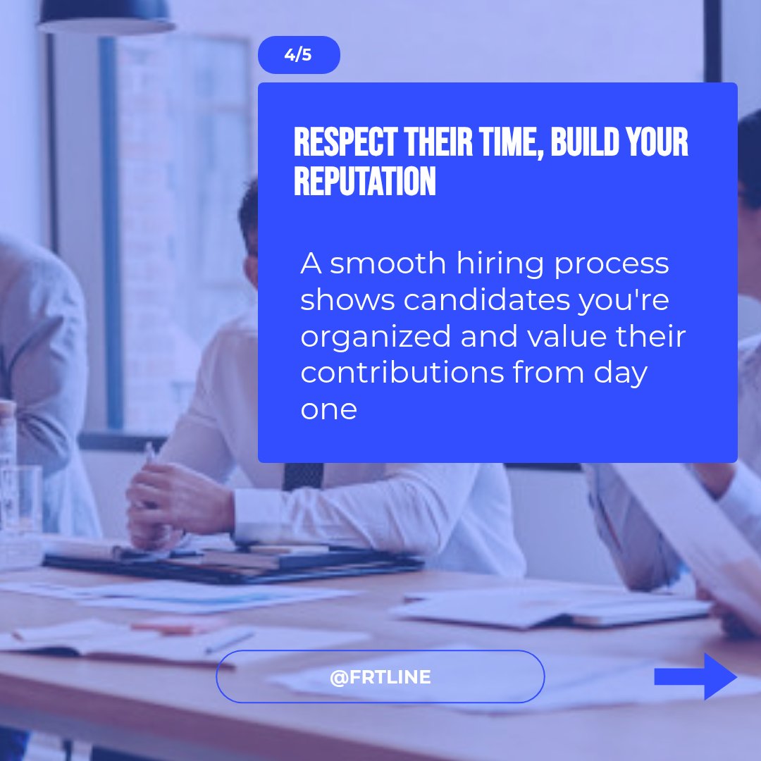 frtline's tweet image. #hiringtips #staffingsolutions #recruitment #efficiency #candidatexperienc