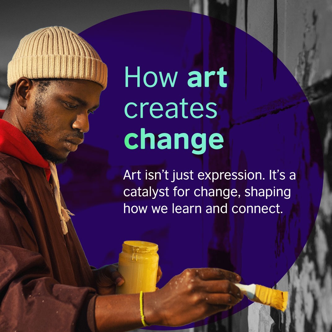 BritishCouncil's tweet image. Art is more than expression. It inspires action, sparks dialogue, and drives change. Find out some of the ways creativity shapes the world around us. 🧵 1/7

#Art #Creativity #BritishCouncil