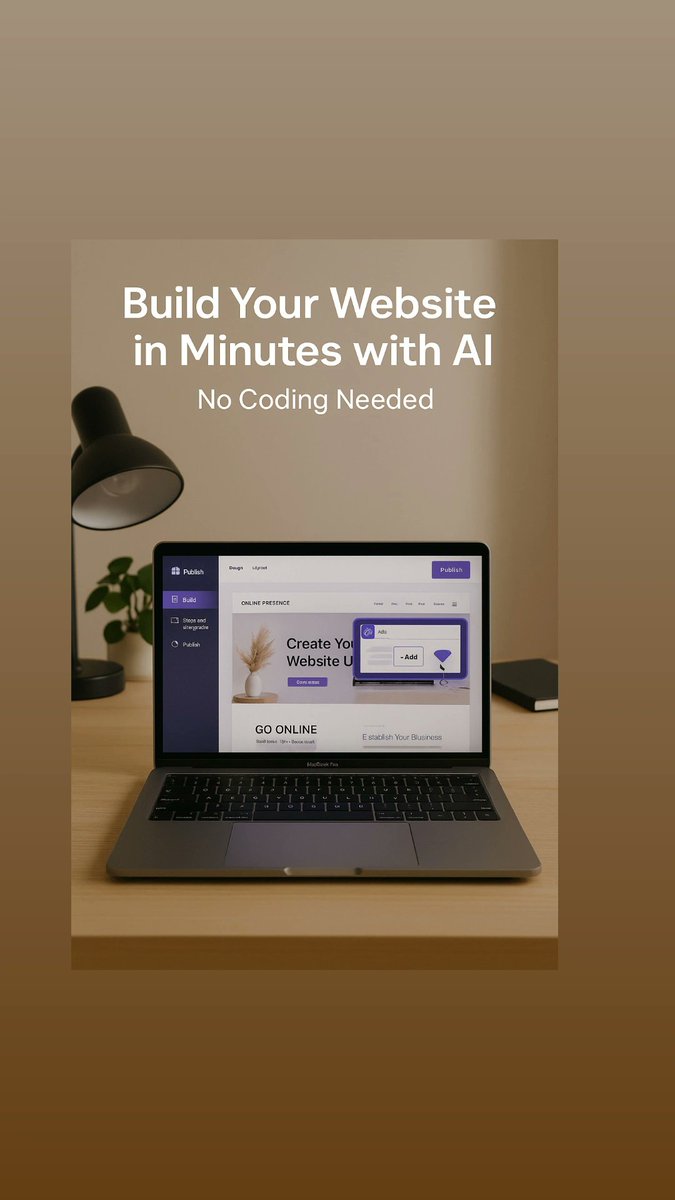 msodi31's tweet image. Struggling to build a website because it feels too technical or too expensive? 😩
Just built a full site in minutes using an AI Website Builder — no coding, no stress.
Game changer. 🤯

If you want the link, reply “LINK” 👇
#WebsiteBuilder #AItools #SmallBusiness